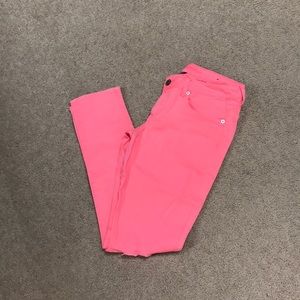 American eagle neon pink pants